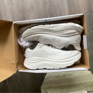 Hoka White Clifton Sneakers